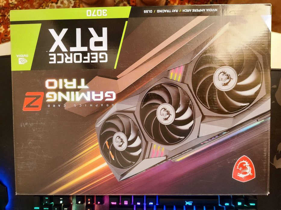Видеокарта MSI GeForce RTX 3070 GAMING Z TRIO 8G LHR