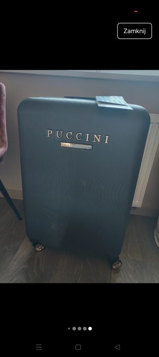 Duża walizka Puccini antracyt