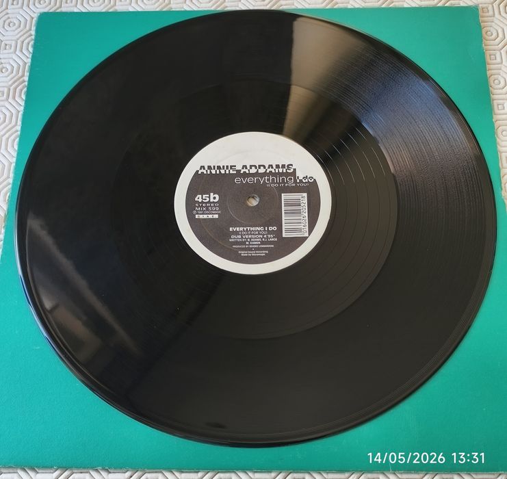 Annie Addams - Everything I Do (I Do It For You) 12" Vinil