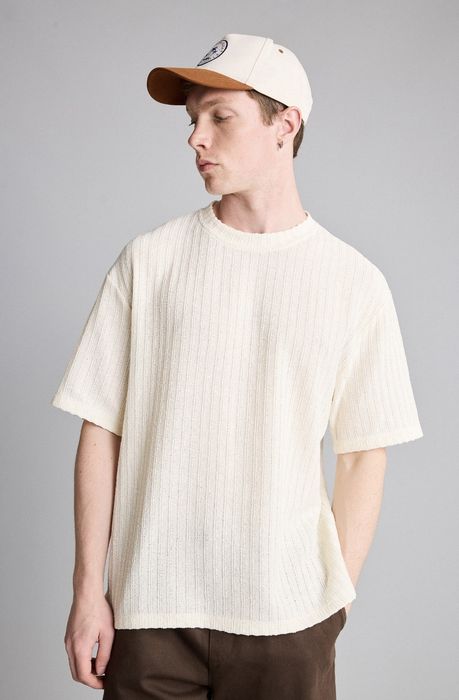 Фірмова Чоловіча В’язана Футболка в Рубчик H&M розмір XL