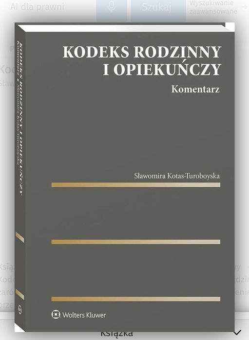Kodeks Rodzinny i Opiekuńczy Komentarz 2026