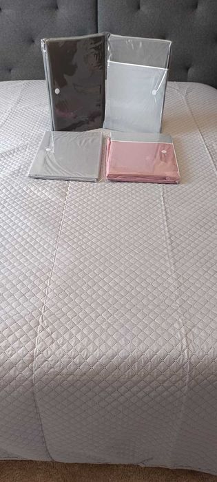 Conjunto de Cama Novo PraBella: Colcha Bouti + Jogo de Lençóis