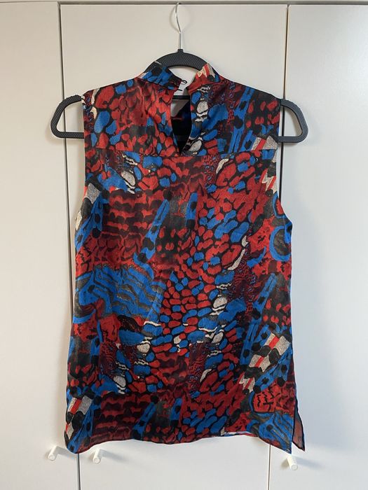 Reiss bluzka r. 36 kolor czerwono-niebieski