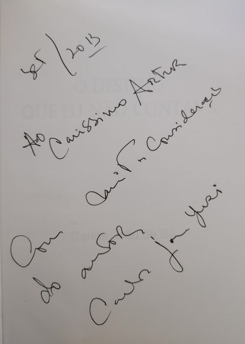 O destino que eu não contava, Carlos João de Sá.