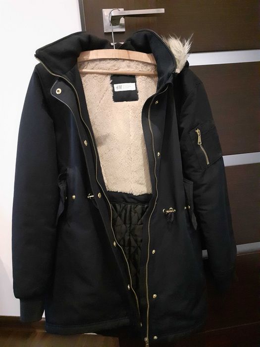 Kurtka  parka dla dziewczynki H&M,