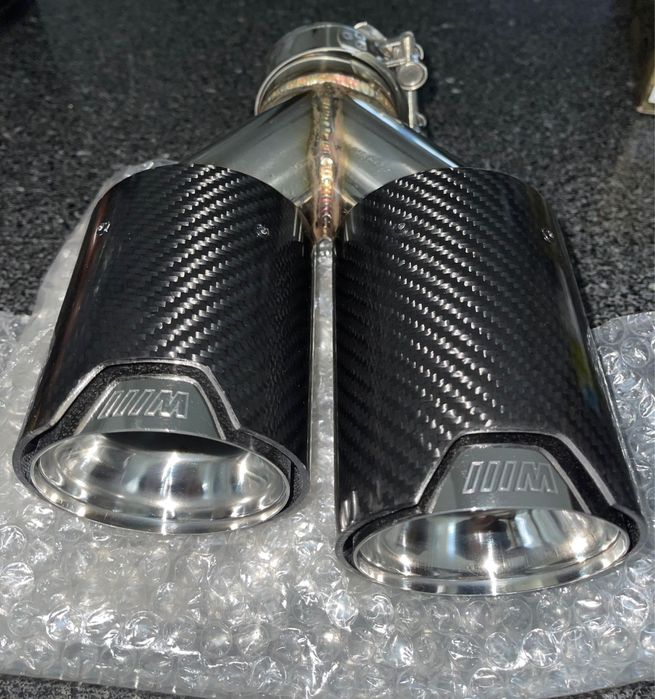 PONTEIRAS DUPLAS BMW ORIGINAIS BMW M PERFORMANCE CARBONO REAL NOVAS
