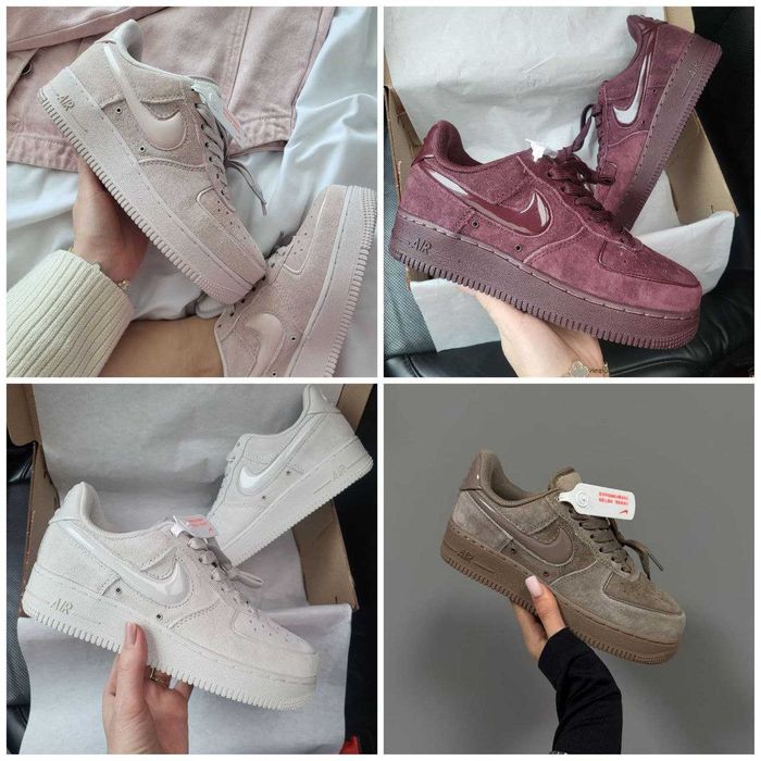 Кросівки Nike Air Force 1‘07 Кроссовки Найк Форс 107 (36-45) 4 кольори