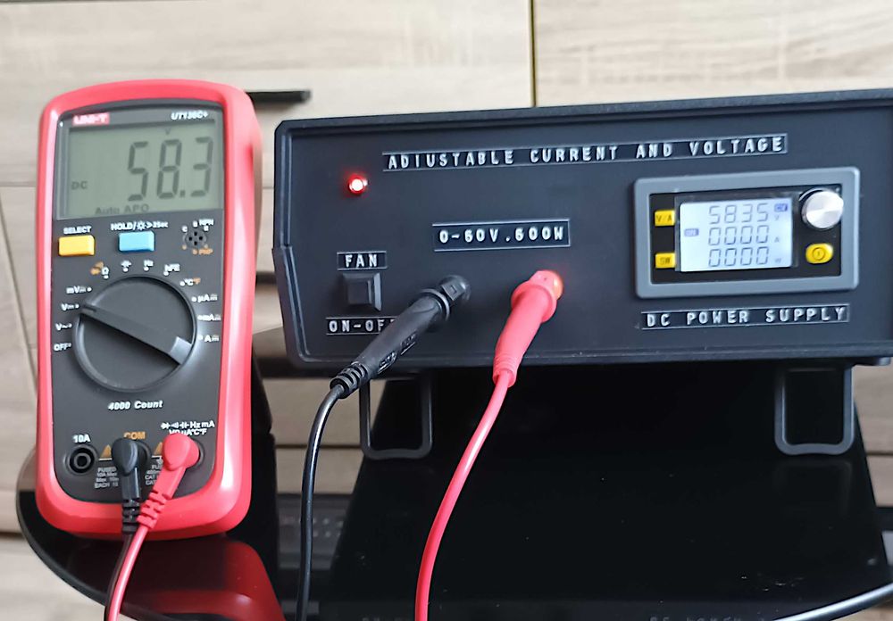 Zasilacz Lab. program. ładowanie akumulatorów all typów 0-60V, 600W