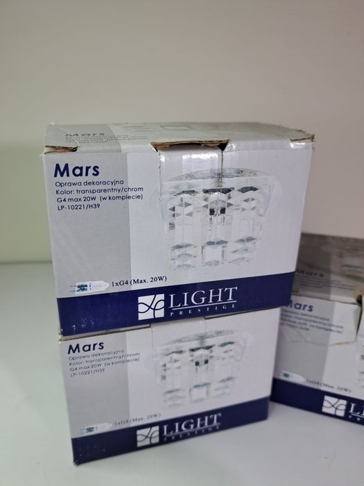 Oprawy sufitowe Light Prestige Mars LP-10221 G4 20W oprawki na żarówki