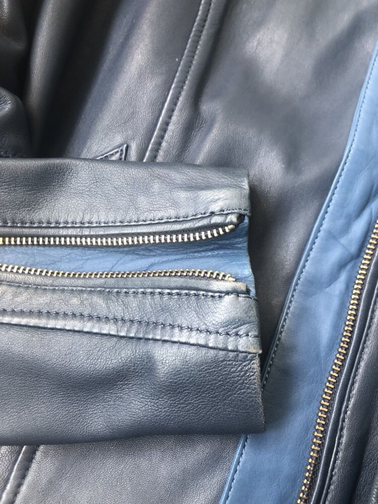 Кожаная куртка Massimo Dutti, Массимо Дутти: 2 800 грн. - Шкіряні ...