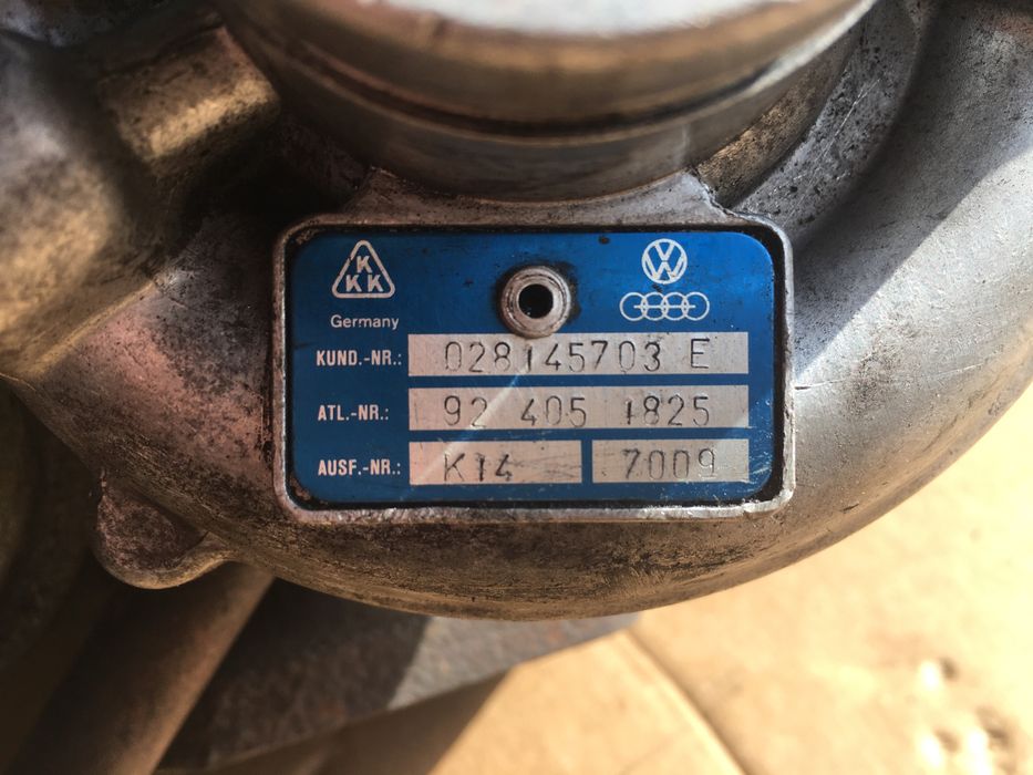 Турбіна,турбокомпресор,028145703Е,028145703D,Вольксваген Ауді 1.9TD-I