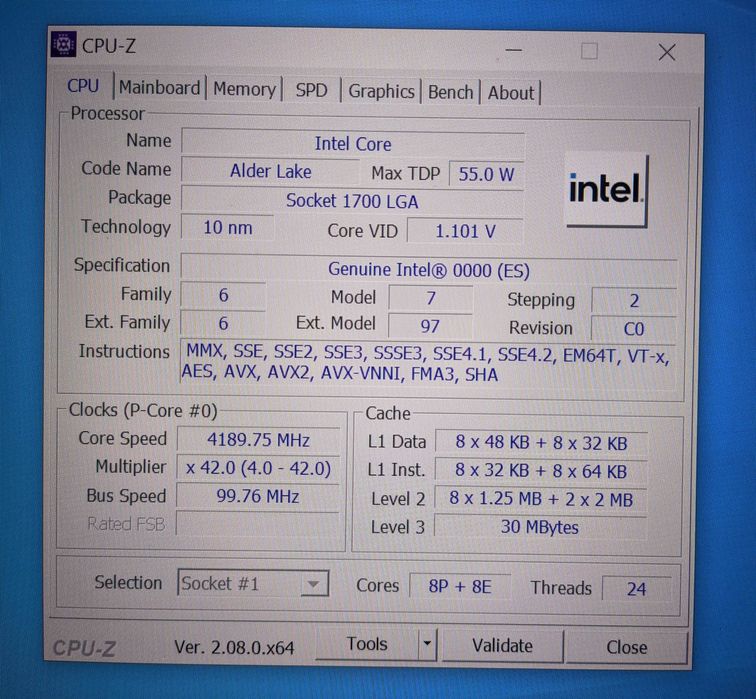 Процесор Intel Core i9-12900hx (QYQZ)