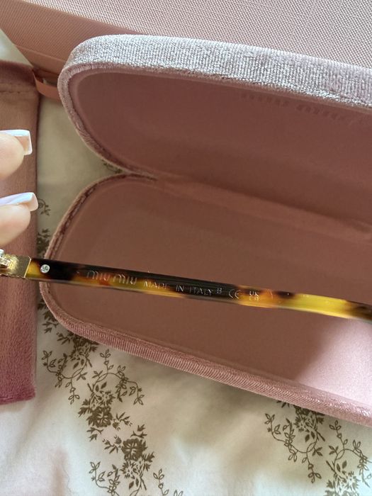 Очки miu miu миу миу окуляри міу міу лео оправа коричневі