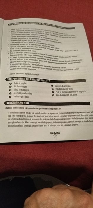 Massagador de pés Balance