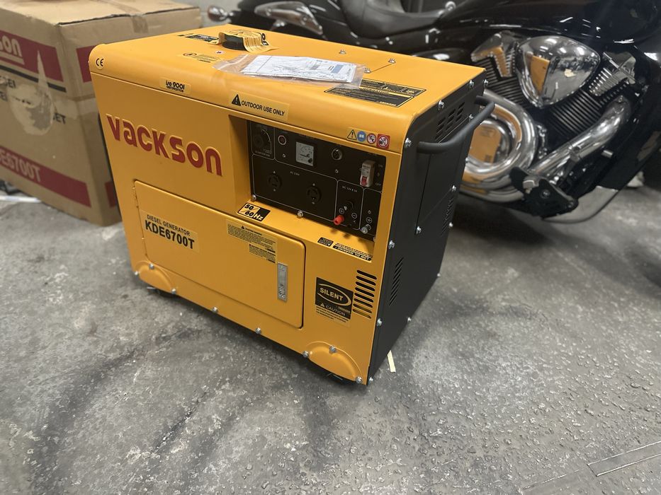 Генератор дизельний VACKSON546700T 5 кВт у шумопоглинальному кожусі