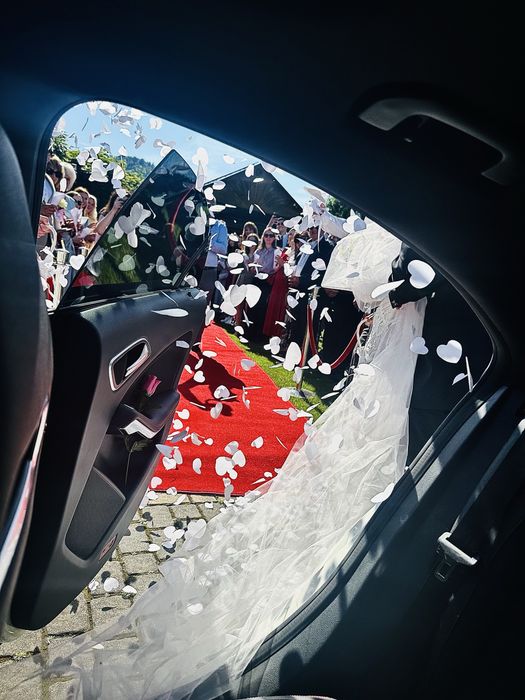 Samochód do slubu MERCEDES AMG (panorama) BIAŁY