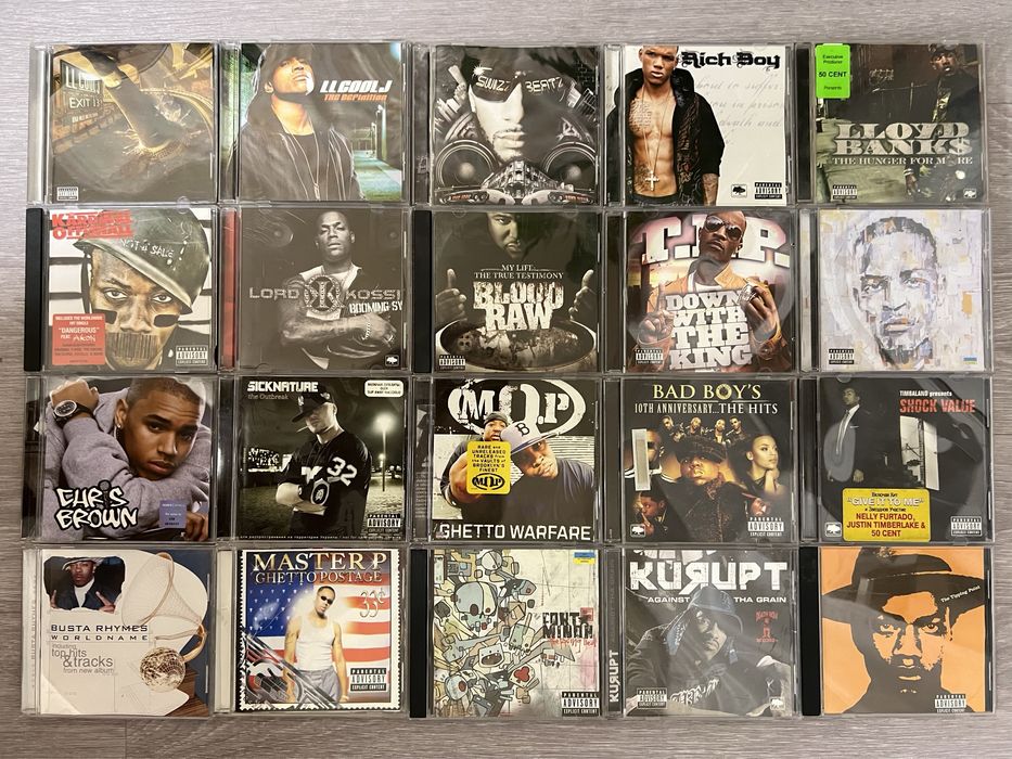 HiPHOP・R&B CD300〜350枚セット3箱 3つ購入でお願いします① Музика Hip hop, RAP, RNB, РЕП, ХИП-ХОП: 245 грн. - CD / DVD