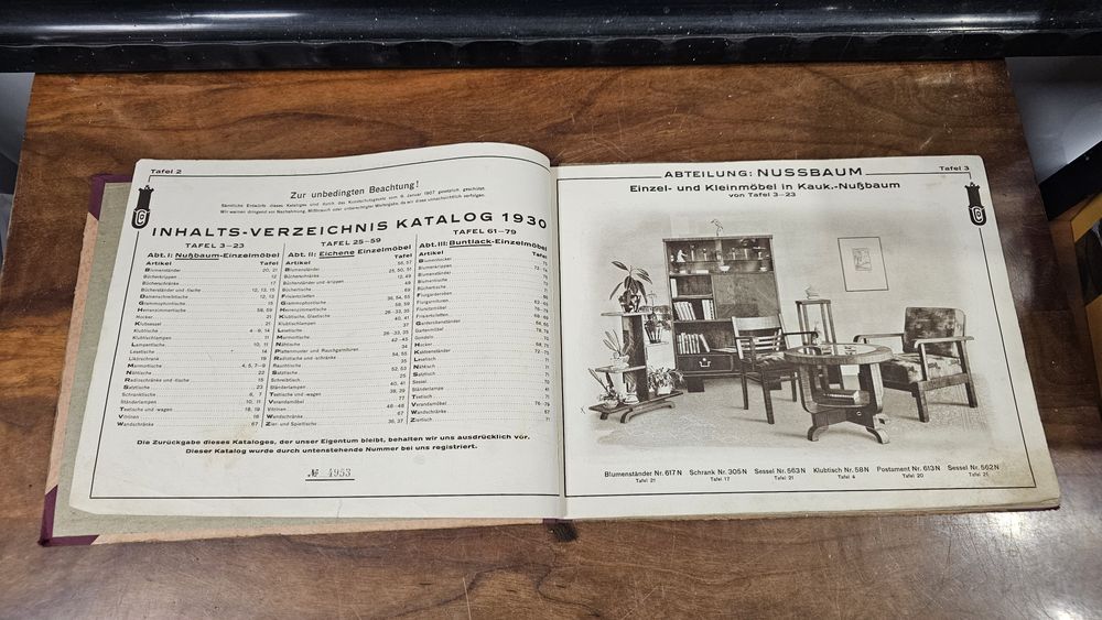 Przedwojenny katalog mebli - ILSE EINZELMÖBEL AUSGABE 1930