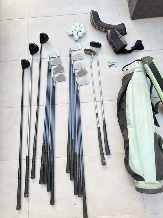 conjunto completo de golfe usado