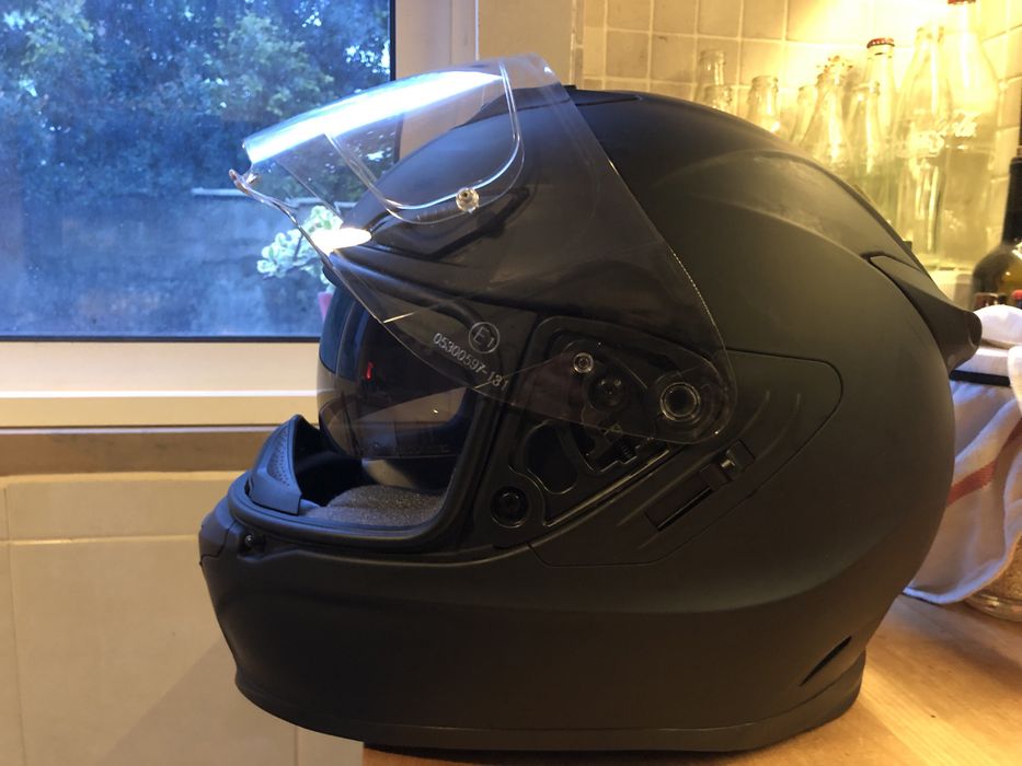 Capacete preto IXS 315 1.0
