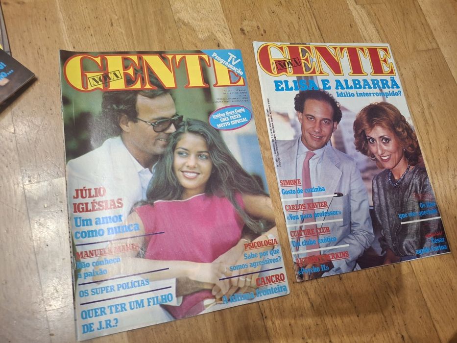 Revistas vintage gente e nova gente