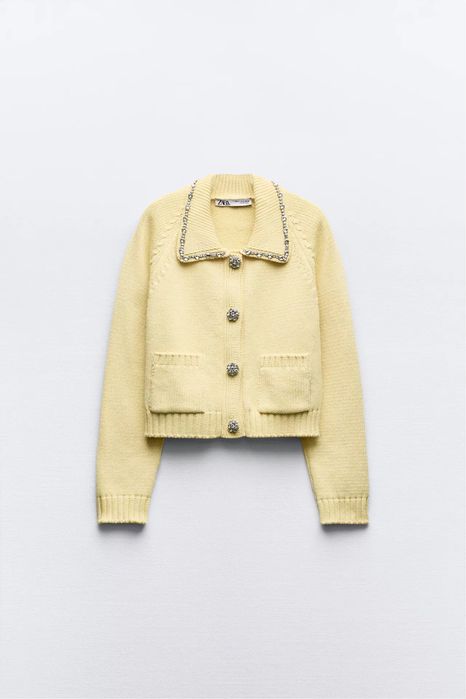 Кардиган светр Zara каміння, стрази