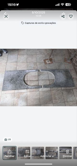 Pedra cozinha de granito