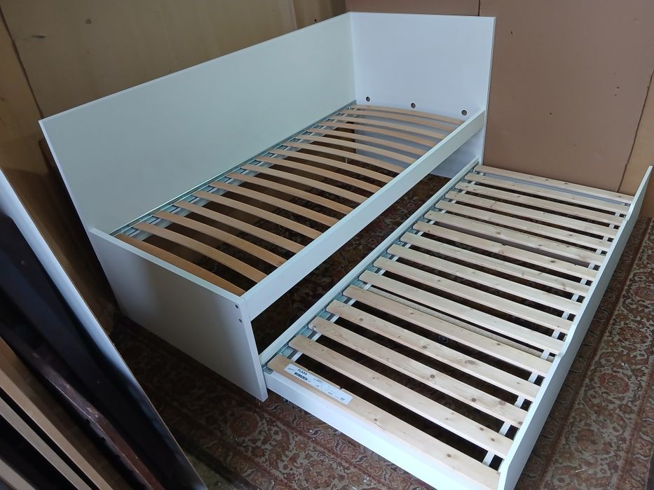 Łóżko piętrowe niskie ikea flaxa rozsuwane w dobrym stanie transport