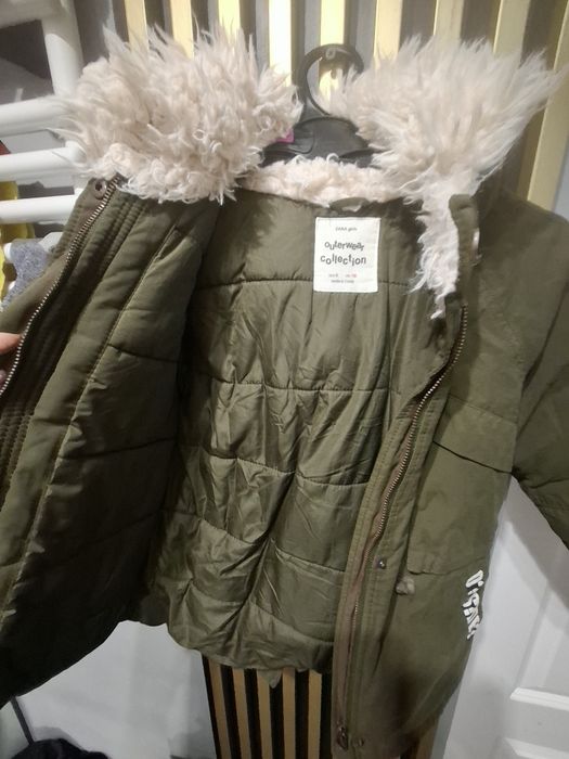 Kurtka zimowa dla dziewczynki Zara 116