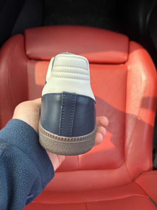 (ОПЛАТА ПІСЛЯ ОГЛЯДУ)Adidas Samba Blue White Адідас Самба Синьо-білі