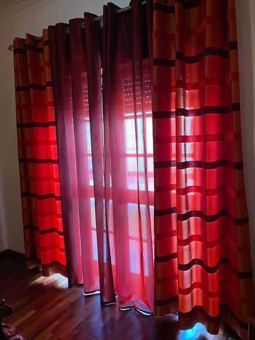 Cortinado + Colcha de Cama