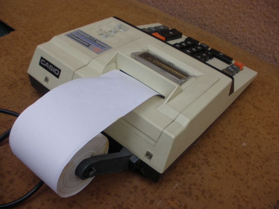 Calculadora de rolo Casio +oferta