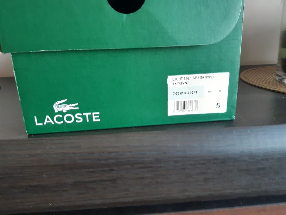 Nowe buty lacoste unisex