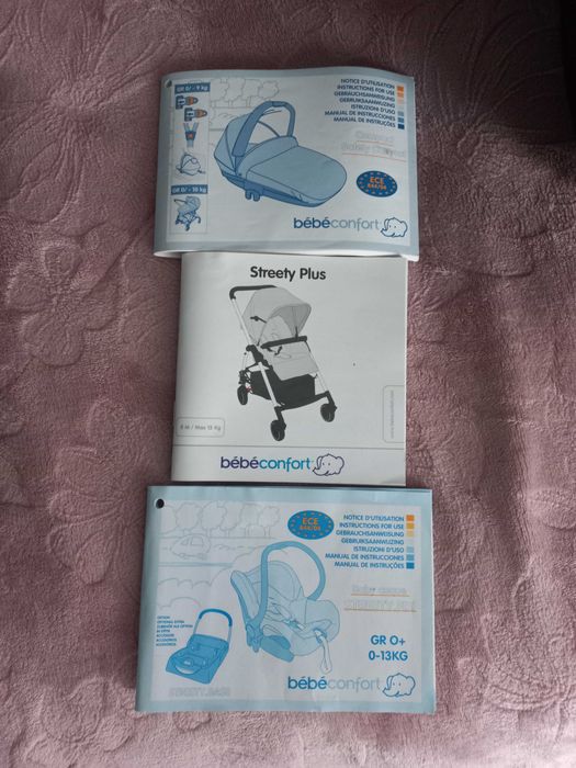 Trio streety fix bebeconfort + mala