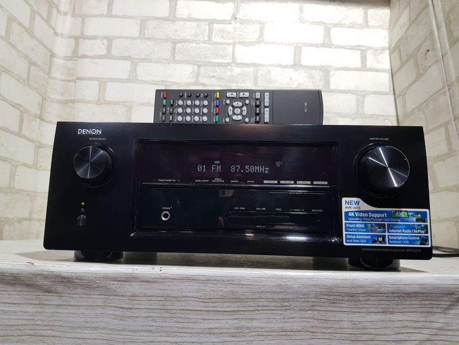 7.2 AV ресивер DENON AVR 2313, *7x135 Вт, HDMI,USB,4K, б/у з Німеччини