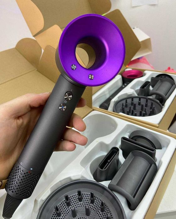 Фен Dyson Supersonic з 5 магнітними насадками та іонізацією 1600W