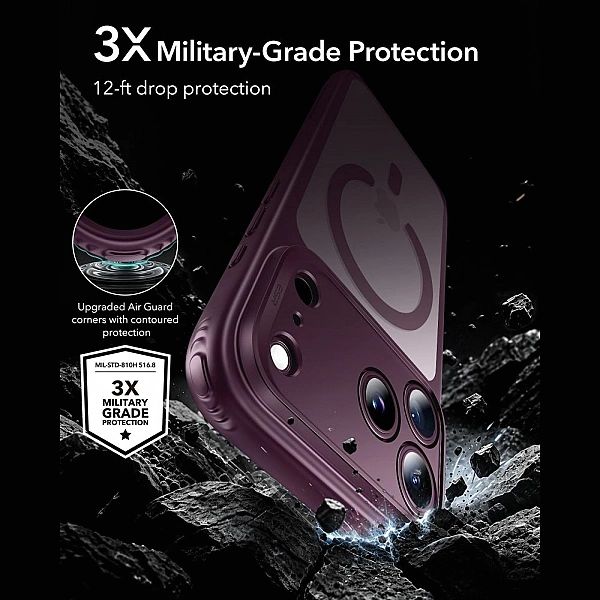 Esr Classic Hybrid Magsafe Iphone 17 Pro Max / 18 Pro Max Frosted Deep