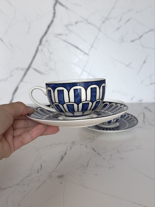 Чайний набір, сервіз hermes, чайный сервиз, чашки, набор эрмес, ермес