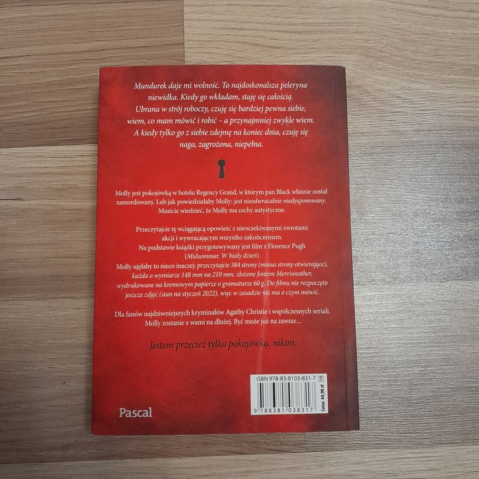 Książka opowieść kryminalna Pokojówka