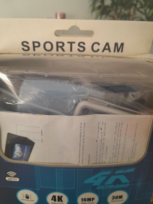 Câmara desportiva nova a prova de água