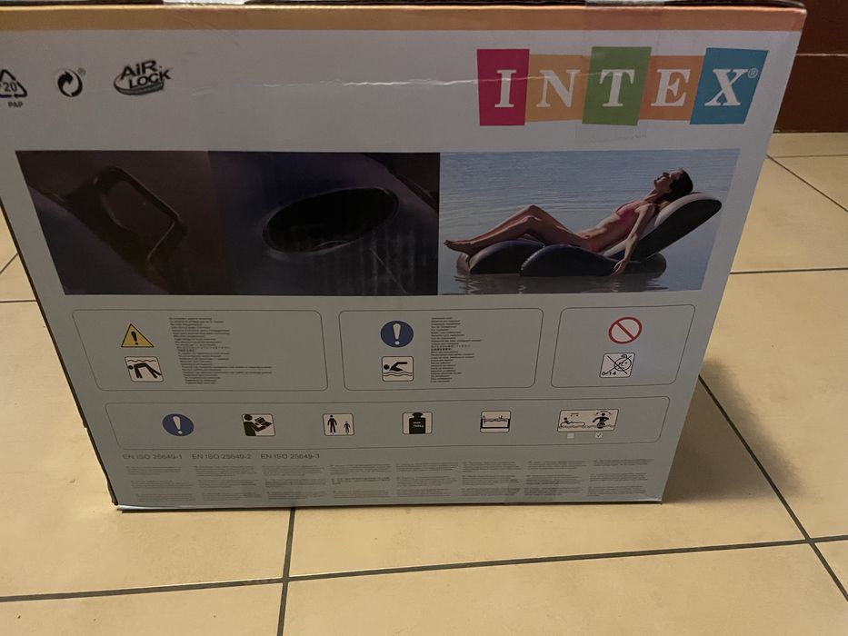 leżak basenowy intex dmuchany