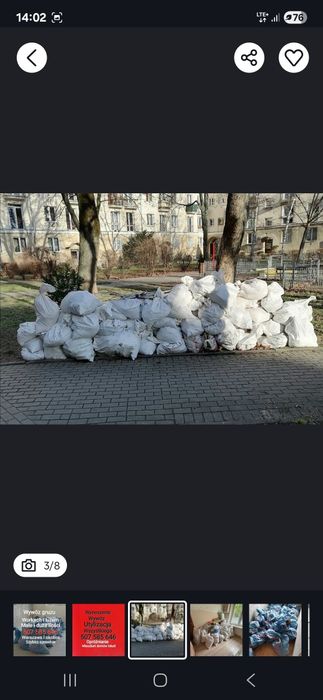 Wywóz Gruzu Śmieci Mebli Gratów