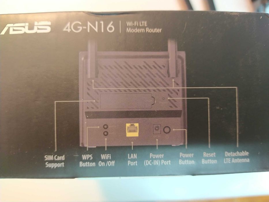 ASUS 4G-N16 N300 4G LTE - Router de rede móvel NOVO