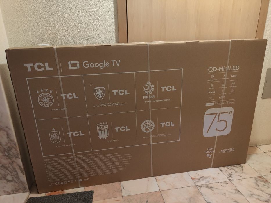 TV TCL 75" 75C6K UHD Miniled QLED 4K Google TV