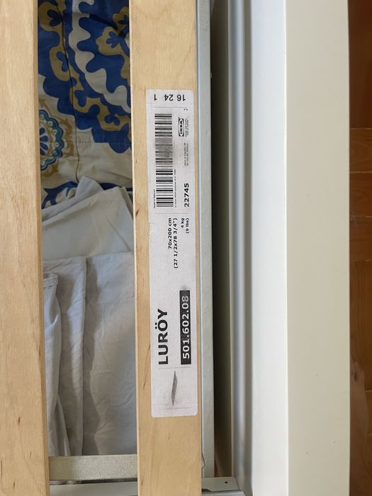 Cama + Estrado + 2 Gavetas de Arrumação IKEA
