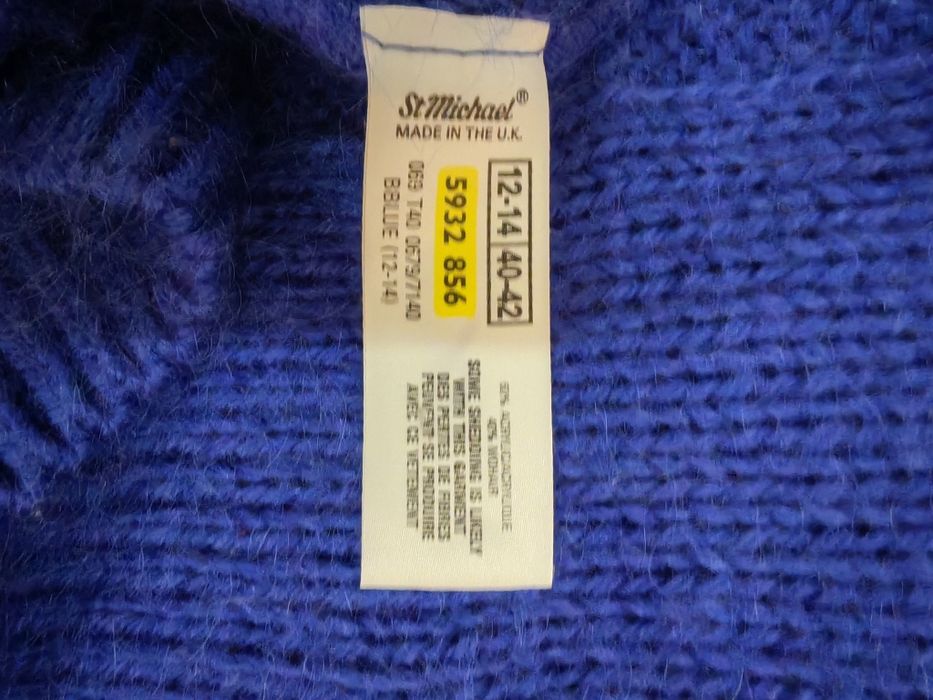 Світер синій теплий