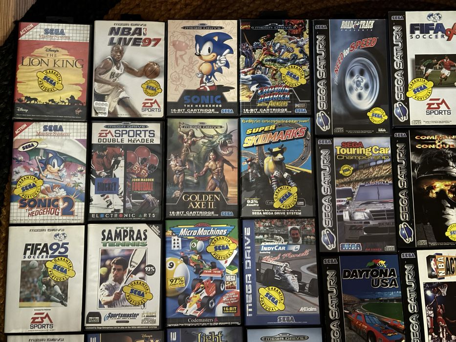 Jogos SEGA, MegaDrive, MasterSystem, Game Gear, Sega Saturn, Nintendo