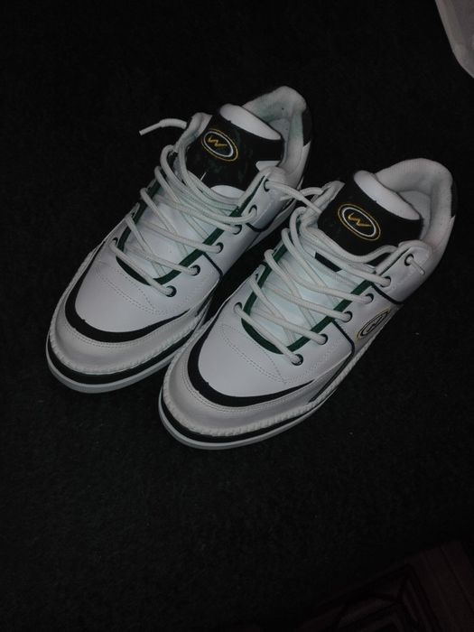 Sapatilhas novas branco e verde