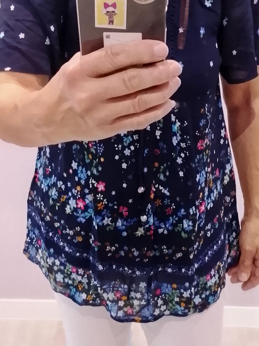 Monsoon delikatna przewiewna bluzka r S spr wymiary