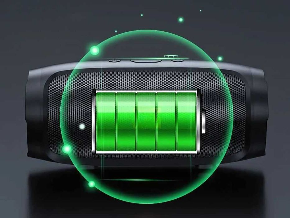 Głośnik bezprzewodowy Bluetooth FM USB microSD 20W 6000mAh